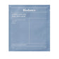 Sachet de couleur bleu du masque Hydro Cera-Nol Real Deep Mask. Image sur fond blanc.