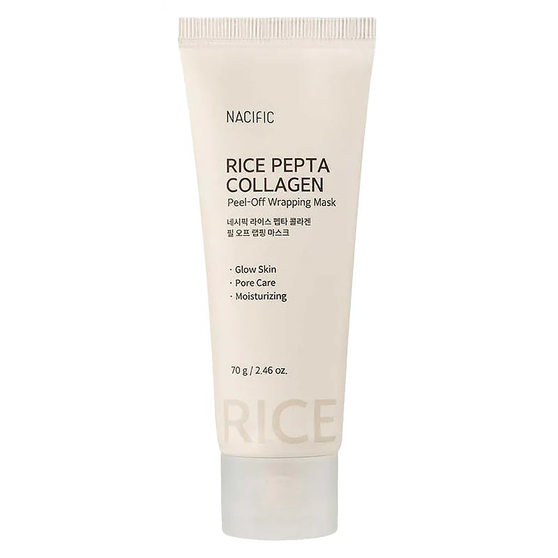 Masque Enveloppant Peel-Off NACIFIC - Riz, Peptides & Collagène 70g