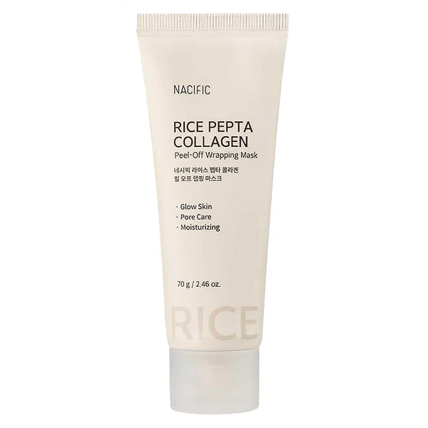Masque Enveloppant Peel-Off NACIFIC - Riz, Peptides & Collagène 70g