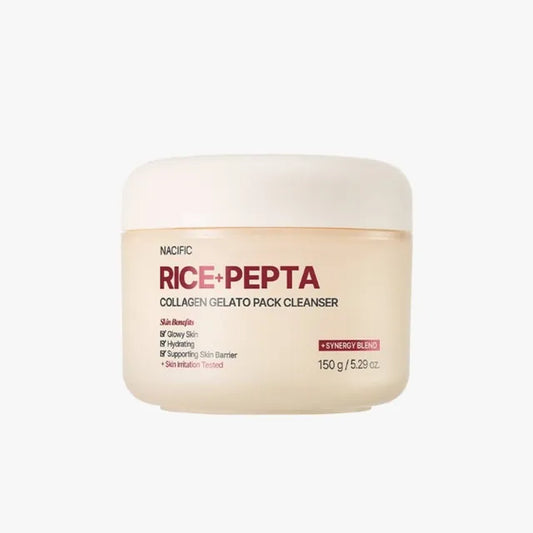 Nettoyant « Gelato » NACIFIC - Riz, Peptides & Collagène 150g