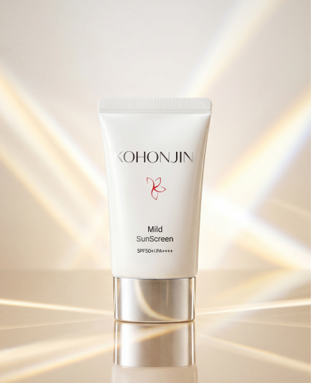 Protection solaire apaisante et anti-taches Kohonjin Mild Sunscreen SPF50+