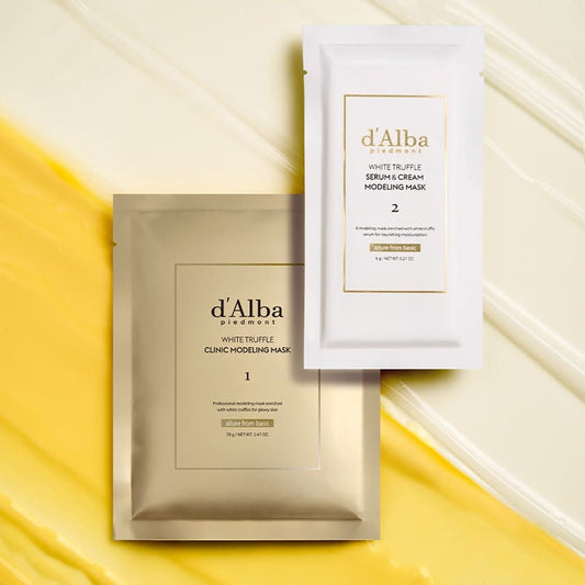 [d'Alba] [While Supplies Last] Clinic Modeling Mask Pack [Nourishing/Moisturizing] (77gX4EA) (Exp. Dec 2026)