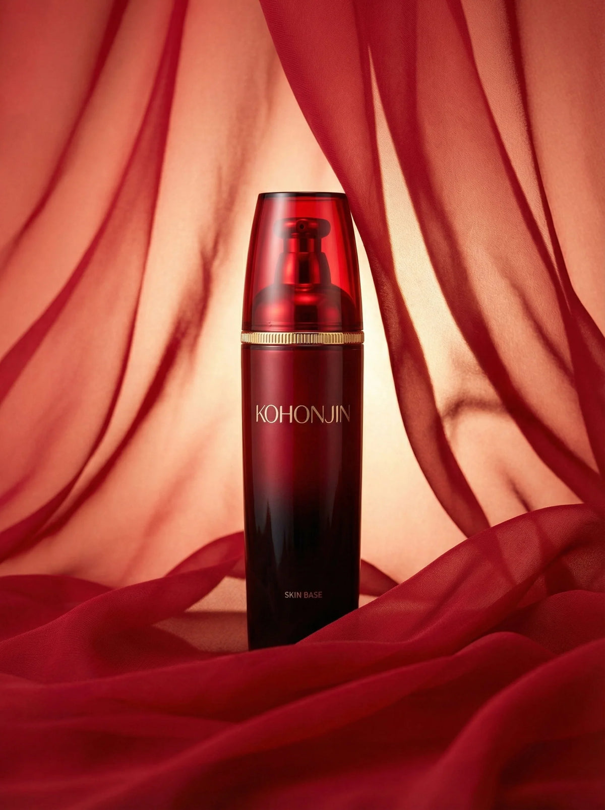 Lotion hydratante et essence préparatrice Kohonjin Skin Base au ginseng rouge